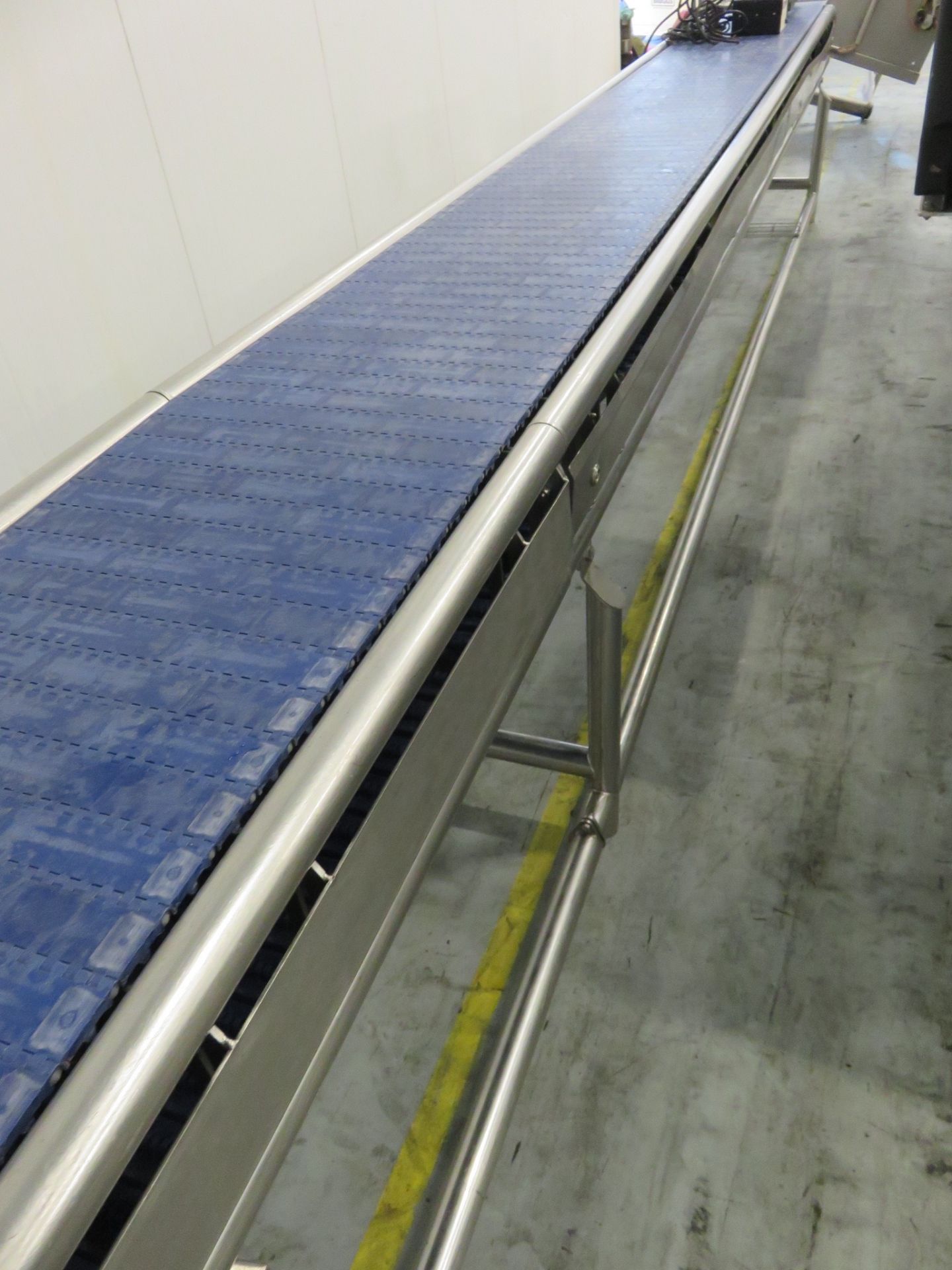 Syspal Pac Conveyor.Vari Speed. 460mm wide introlux belt x 6 mtr long.Totally S/LIFT OUT CHARGE £30 - Image 4 of 4