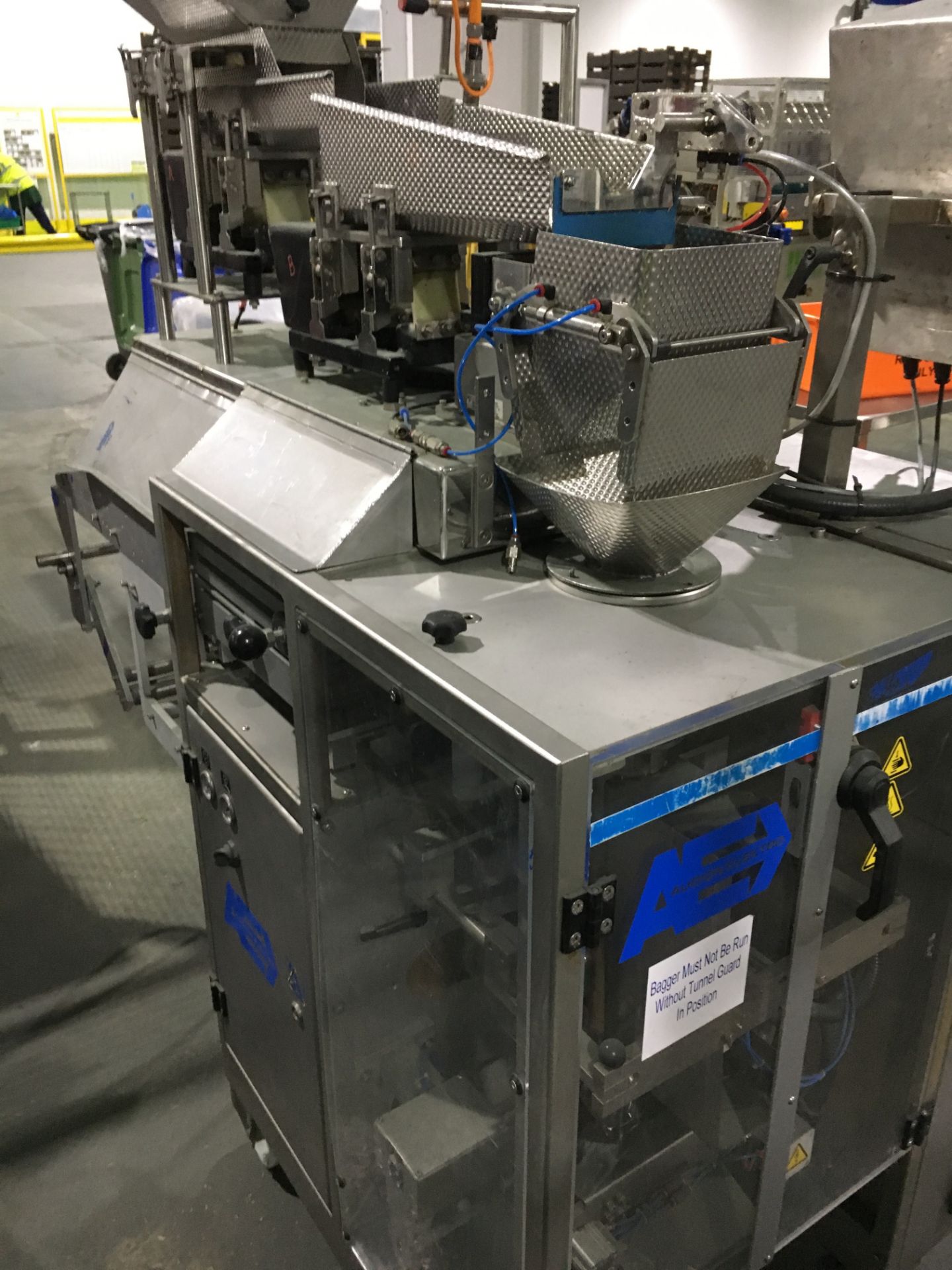 Audion Electron Vertical Form, Fill & Seal Machine with an Easiweigh liner weigher mounted on top. - Image 5 of 7