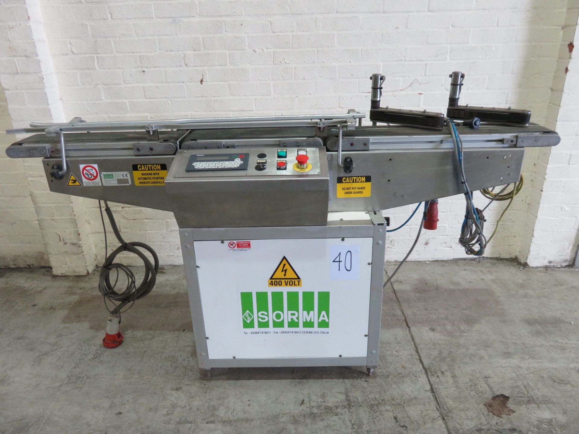 Sorma Check Weigher. Model CWP128SV. overall length 1900 mm LIFT OUT £10