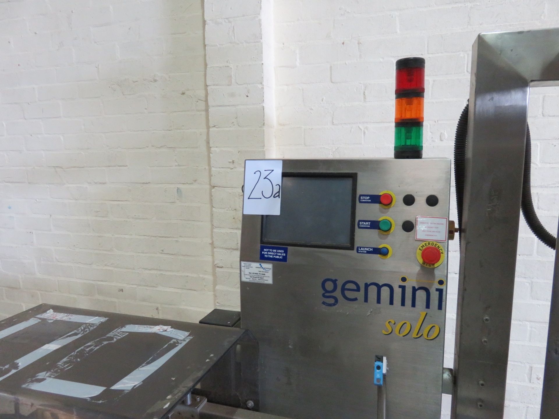 Herbert Gemini Solo - Weigh, price & labelling machine. Model Gemini. Weigh platform LIFT OUT £10