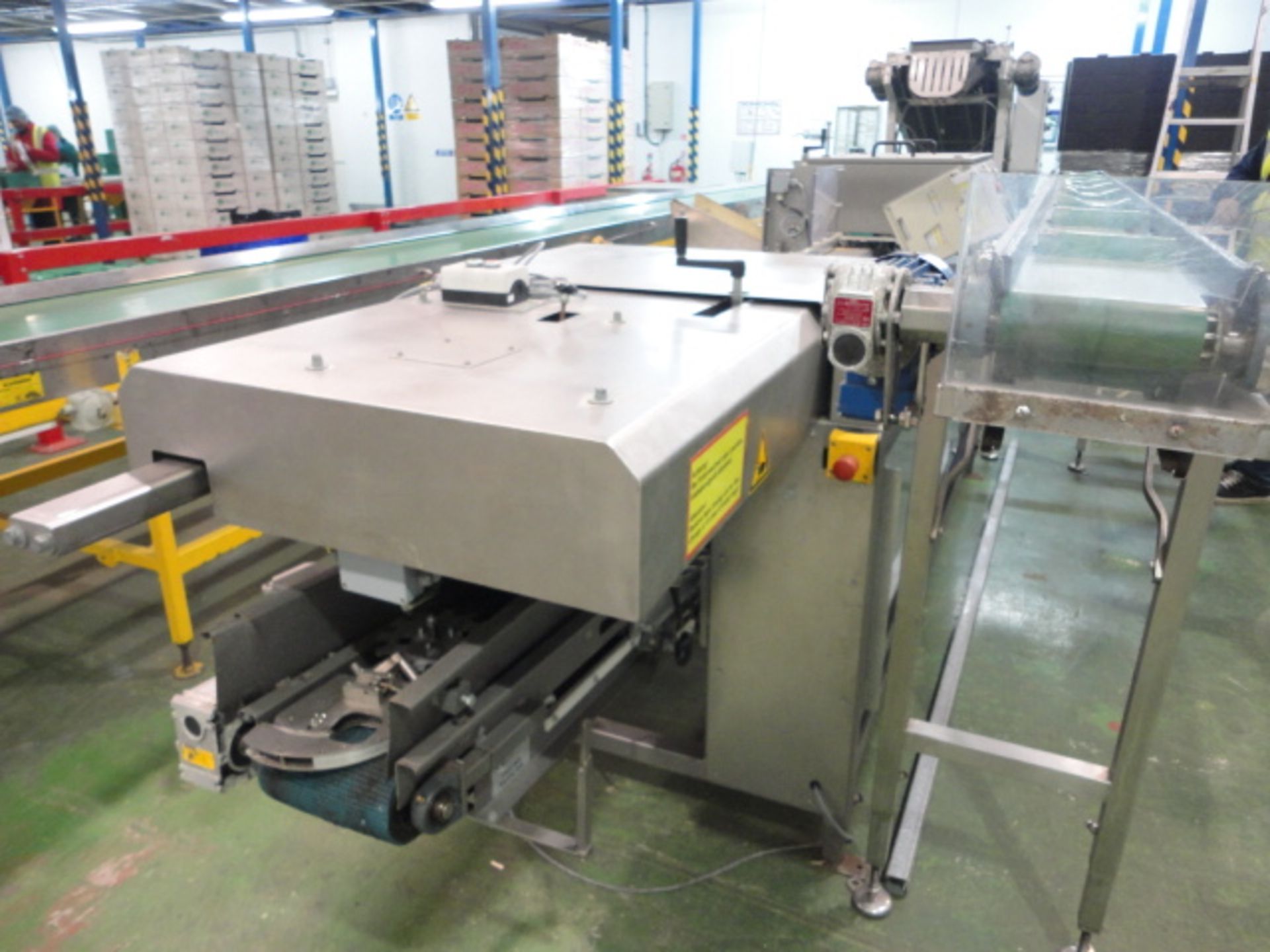 Affeldt model AVN 691 apple bagging machine with infeed conveyor approx. 4150mm long x 170mm wide - Image 5 of 6