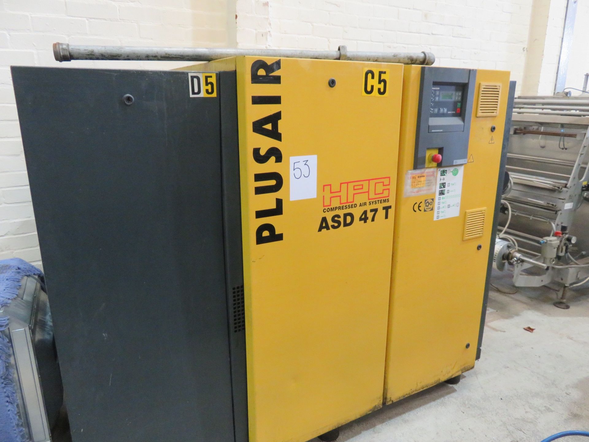 Pulsair HPC Compressor. Air System. Type ASD 47T. Sigma control. SN 1705. Rated power 25.0kw Motor