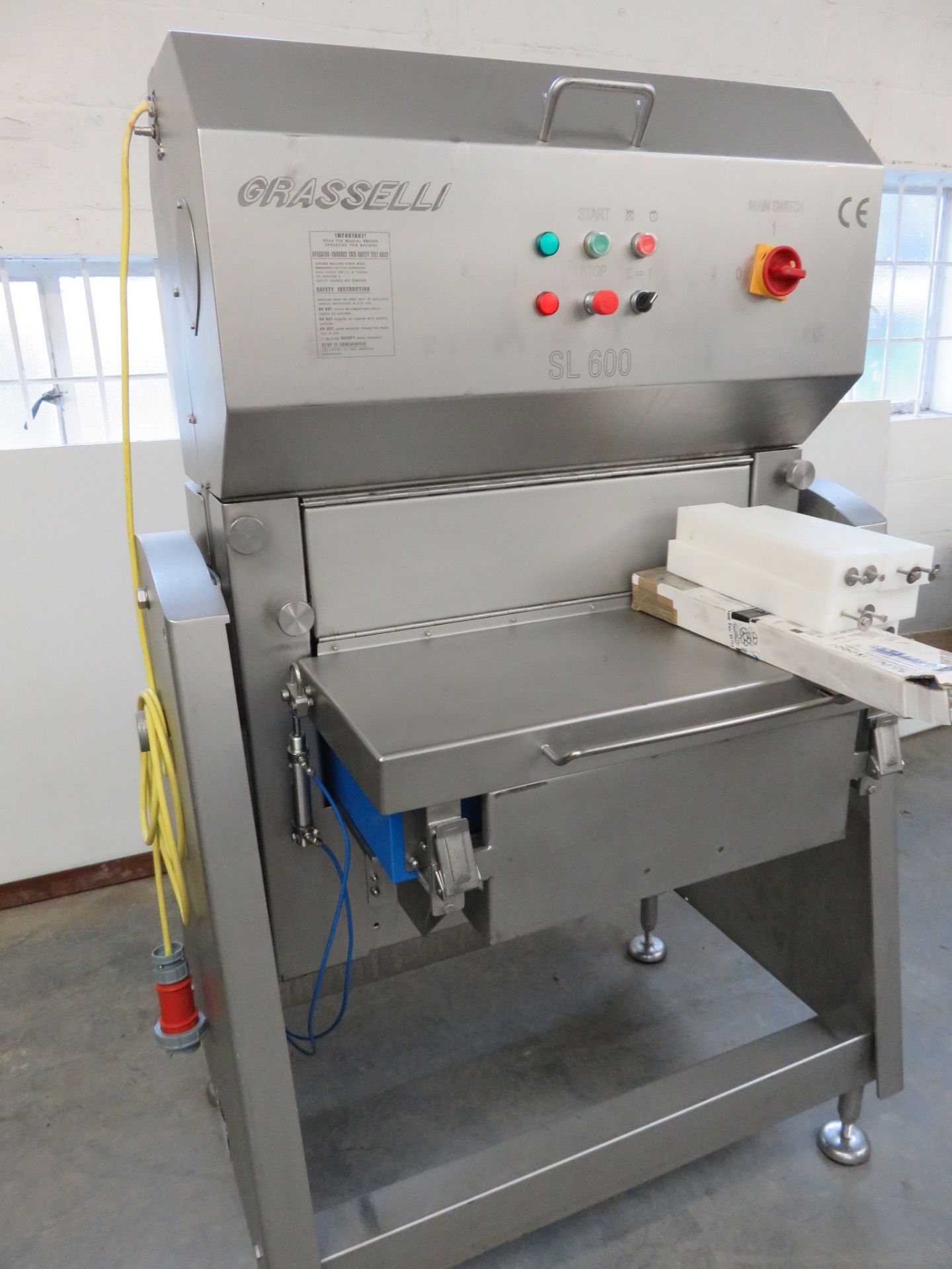 Graselli SL600 fully automatic Slicer COMPLETE WITH BRAND SET OF BLADES,Totally S/s FULLY WORKING - Image 3 of 6