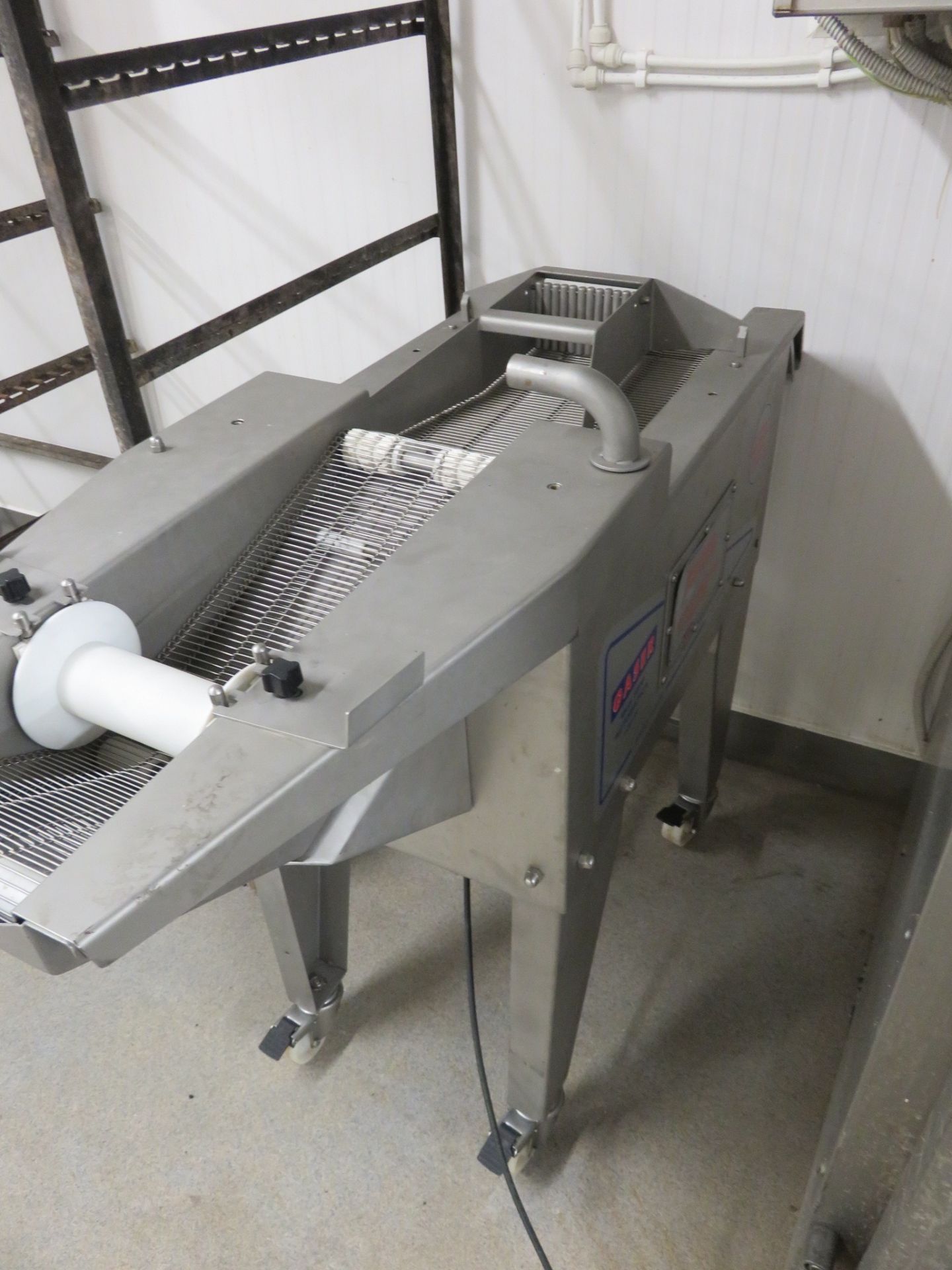 Gaser Battering & Crumbing machine. Model Mini. 200mm wide belt. Totally S/s. 1.4 long x 500mm wide - Image 2 of 4