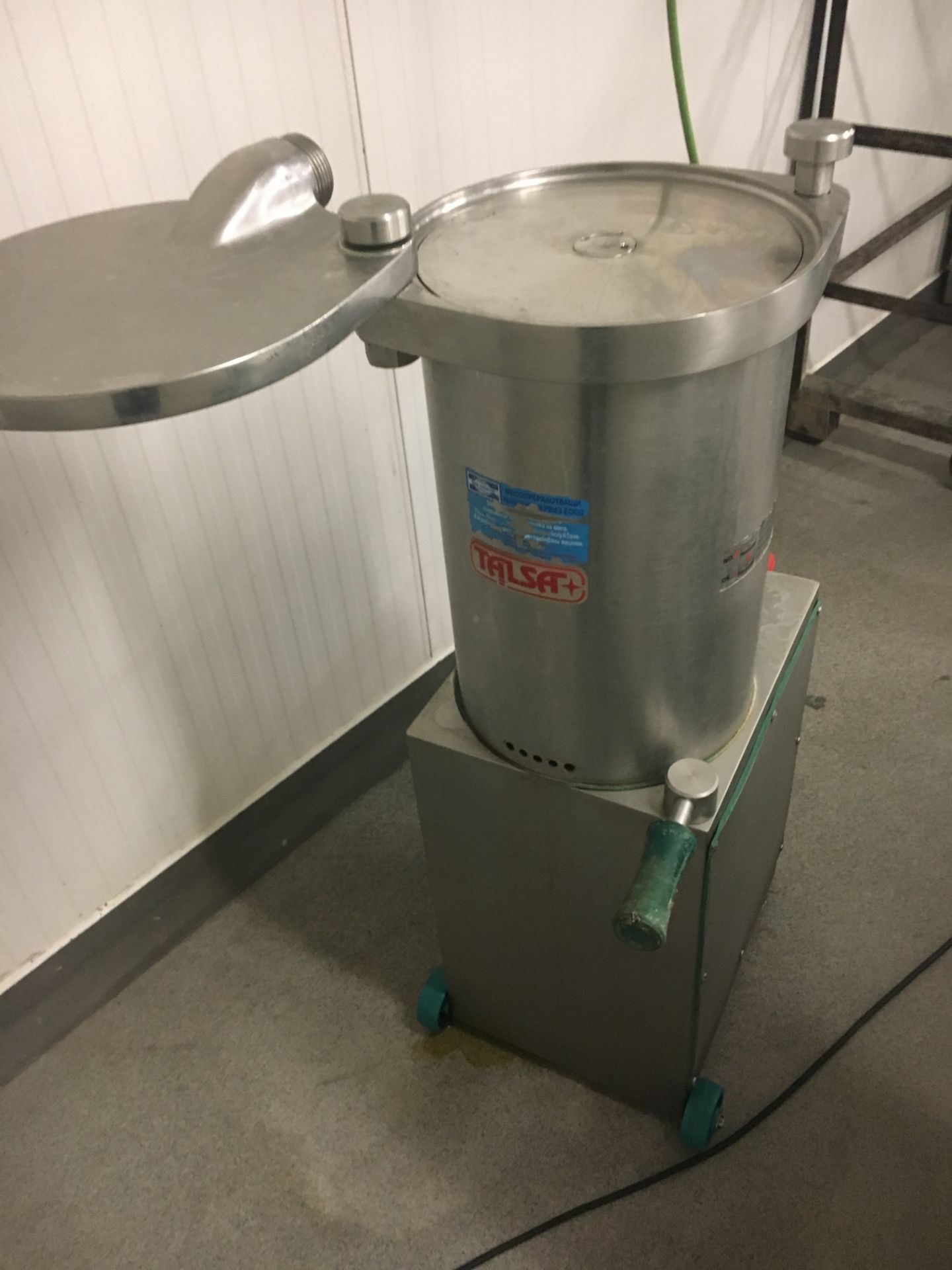 Talsa sausage piston filler. knee operated. 60 litre capacity. Straight filler. Totally S/s - Image 2 of 2