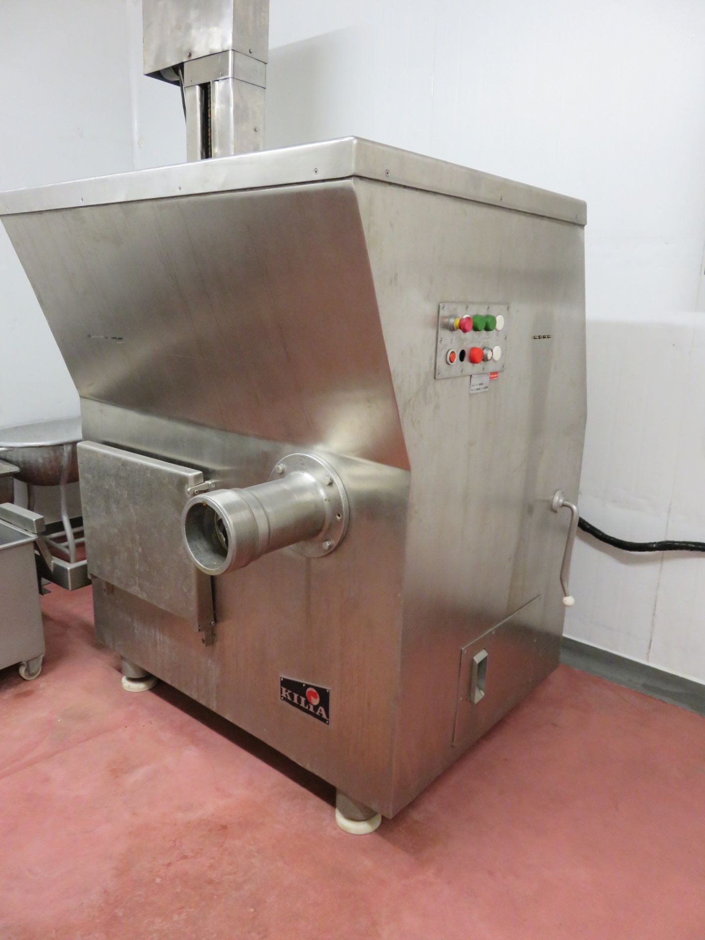 Kilia 200 Meat Grinder with hoist. Totally S/s 2m wide x 1.5 deep x 2.7 high - Image 7 of 7