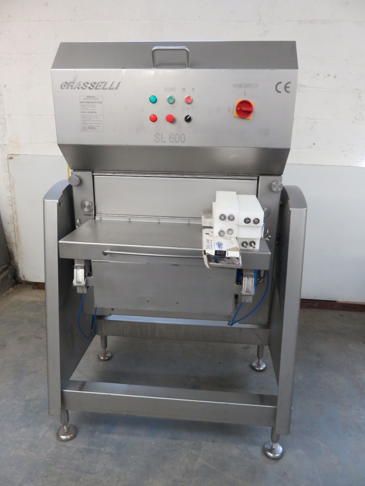 Graselli SL600 fully automatic Slicer COMPLETE WITH BRAND SET OF BLADES,Totally S/s FULLY WORKING - Image 2 of 6