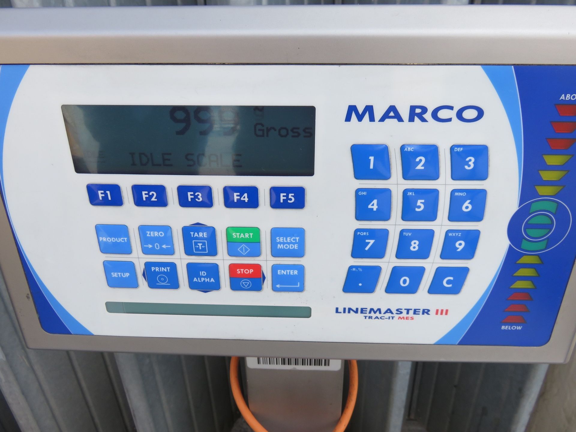 Marco Linemaster III Scale TRACT-IT. Totally S/s on mobile stand. single phase lift out £5 - Image 3 of 4