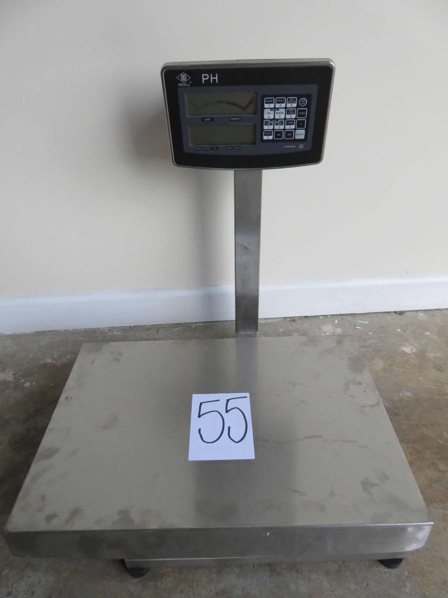 EXCELL PH Table top scale. Max 20 kg. S/s. lift out £5