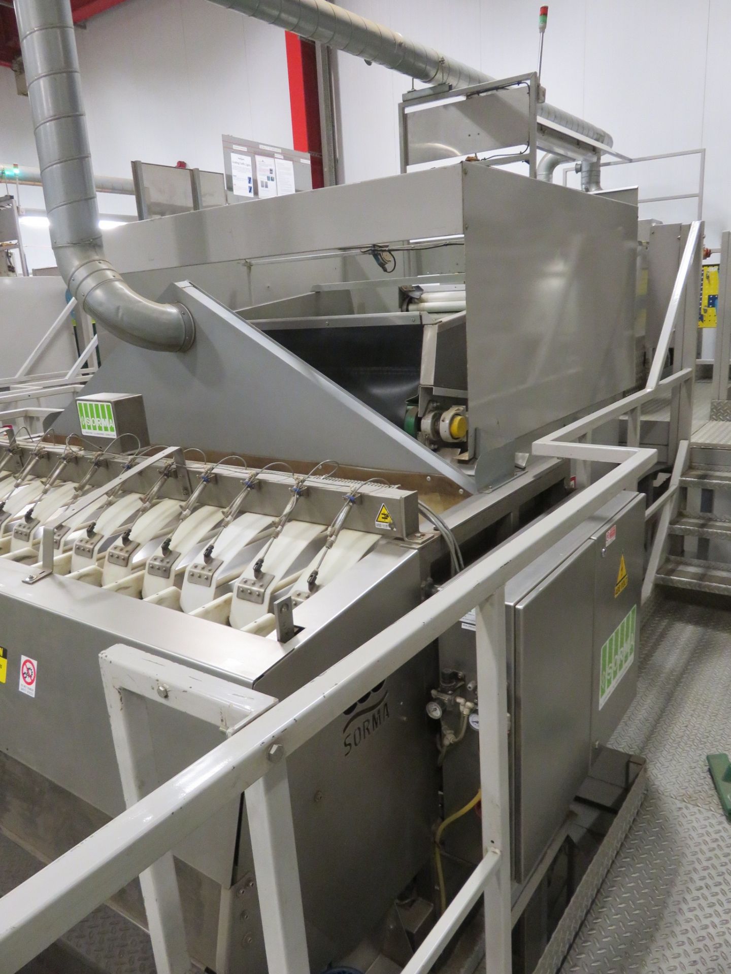 Complete sorting and packing line.Inspection conveyor. Indexing conveyor.Sorma P14 126 linearLO £500 - Image 7 of 7