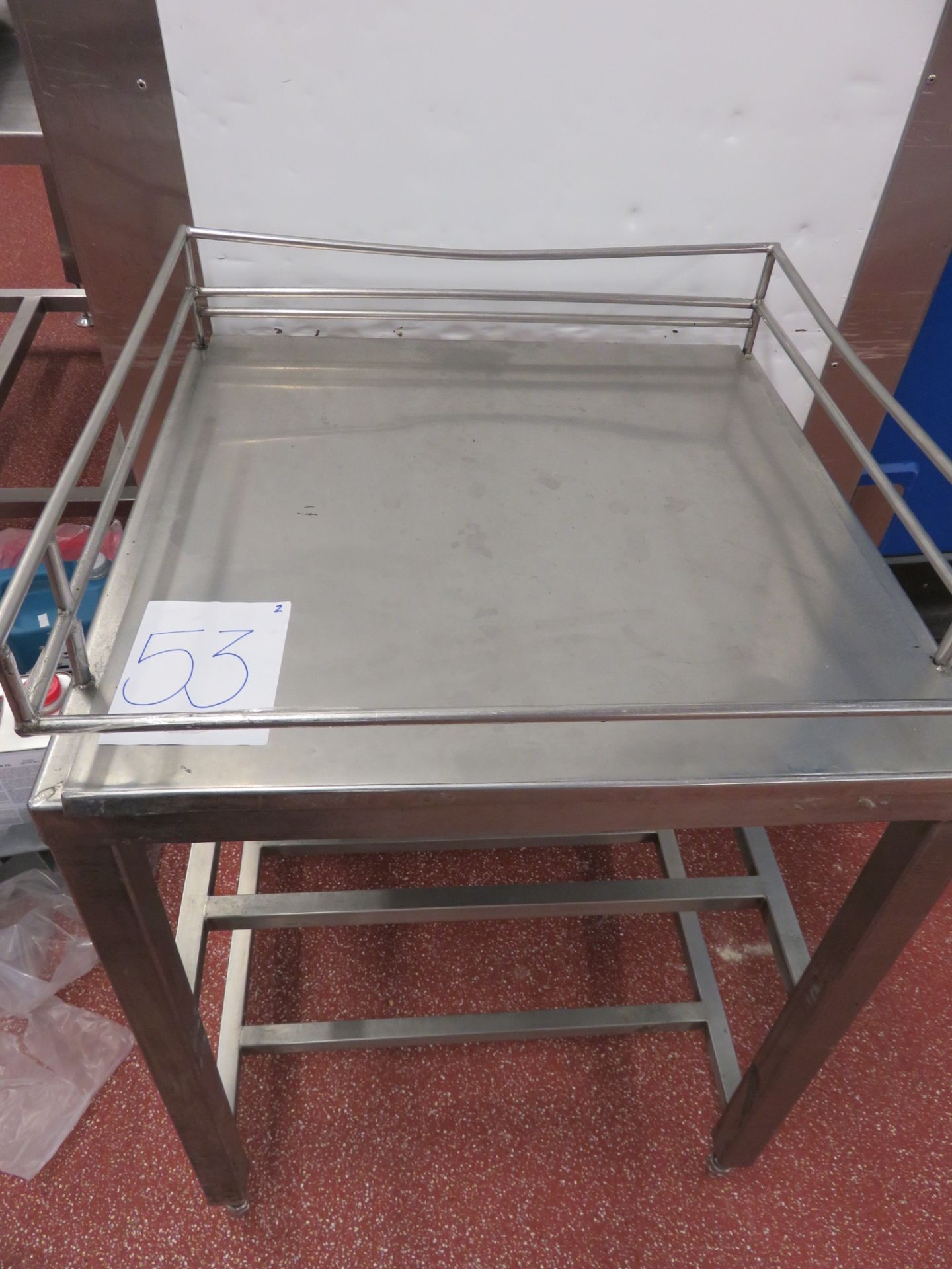 S/s Draining Table with table top. Lift Out £5