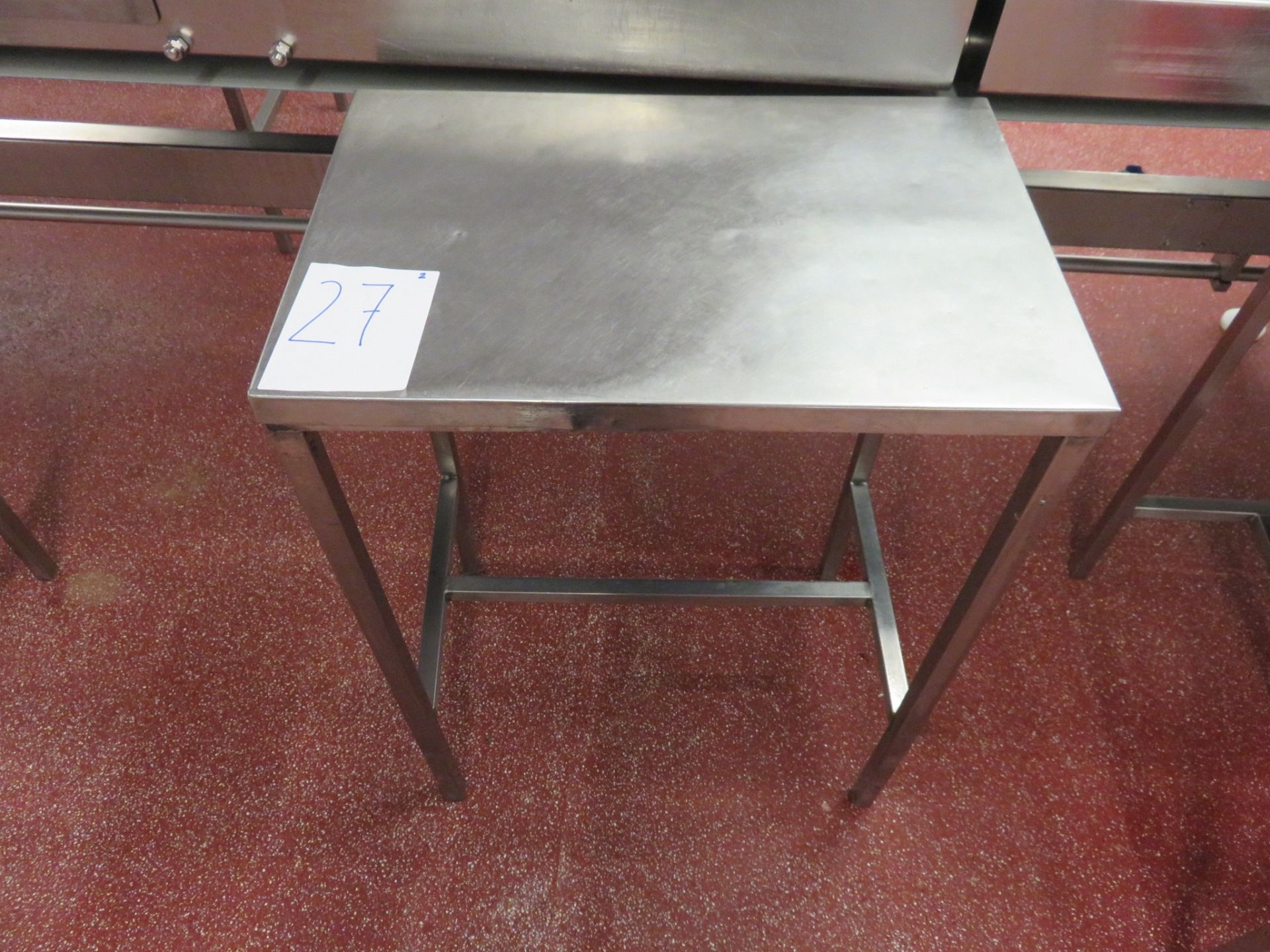 S/s Table 600mm x 400mm. Lift Out £5