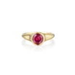 Bulgari Unheated Burmese Ruby Ring, with an AGL Report