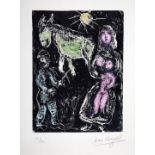 Chagall Marc (Vitebsk 1887 - Saint-Paul-de-Vence 1985). Naissance de la nuit. 1972.