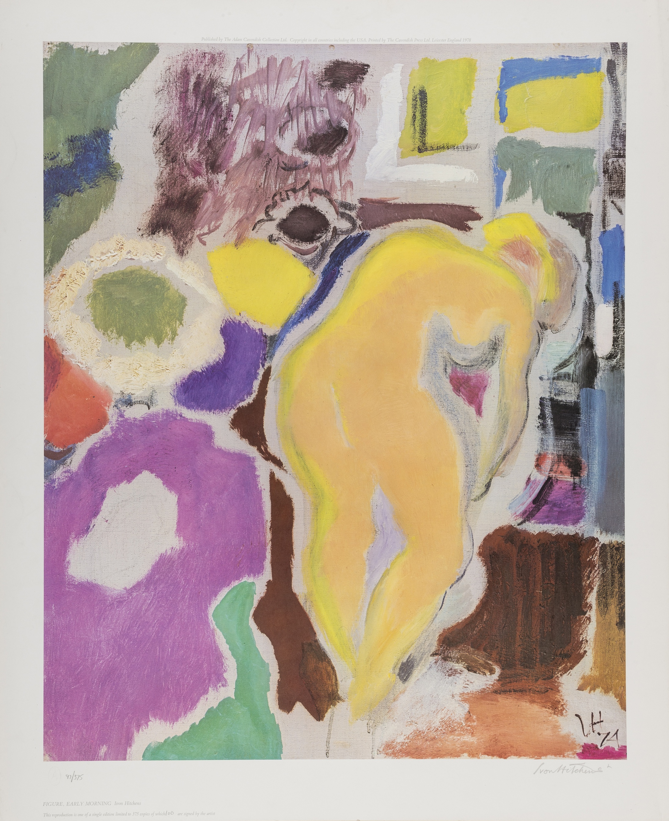 Ivon Hitchens (1893-1979) after. Figure, Early Morning.