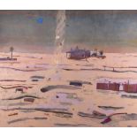 Leon Pericles (b.1949) Twister in the Desert