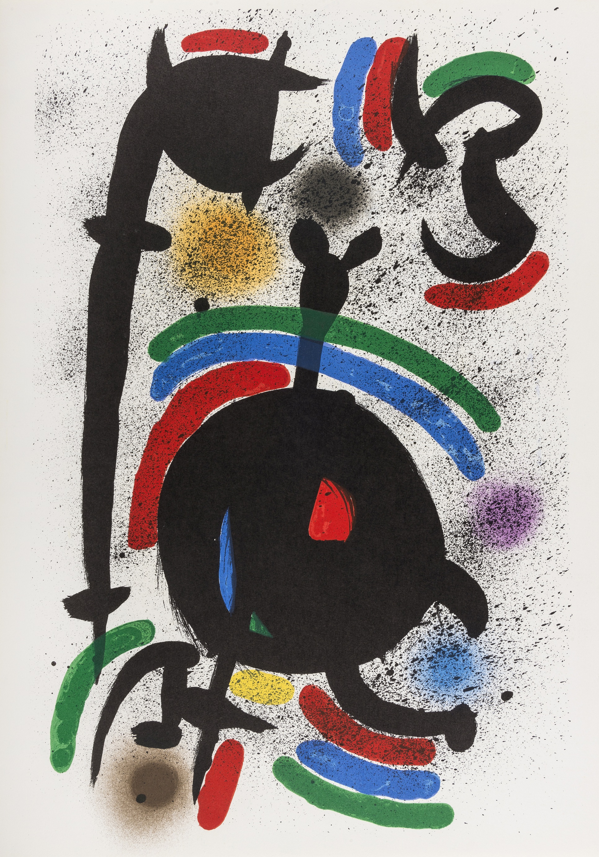 Joan Miró (1893-1983)(after) From Lithographie I (M 860, 865, 866)