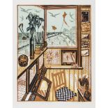 Richard Bawden (b.1936) Kites II Spring Aldeburgh