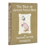 Potter (Beatrix) The Tale of Jemima Puddle-Duck, first edition, 1908.