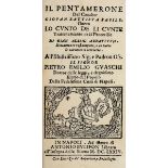 Basile Giambattista. Il Pentamerone... overo lo Cunto de li Cunte Trattenimento de li Peccerille...