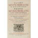 Photius, Saint, Patriarch of Constantinople. Myriobiblon, e Bibliotheke... [graece], contemporary …