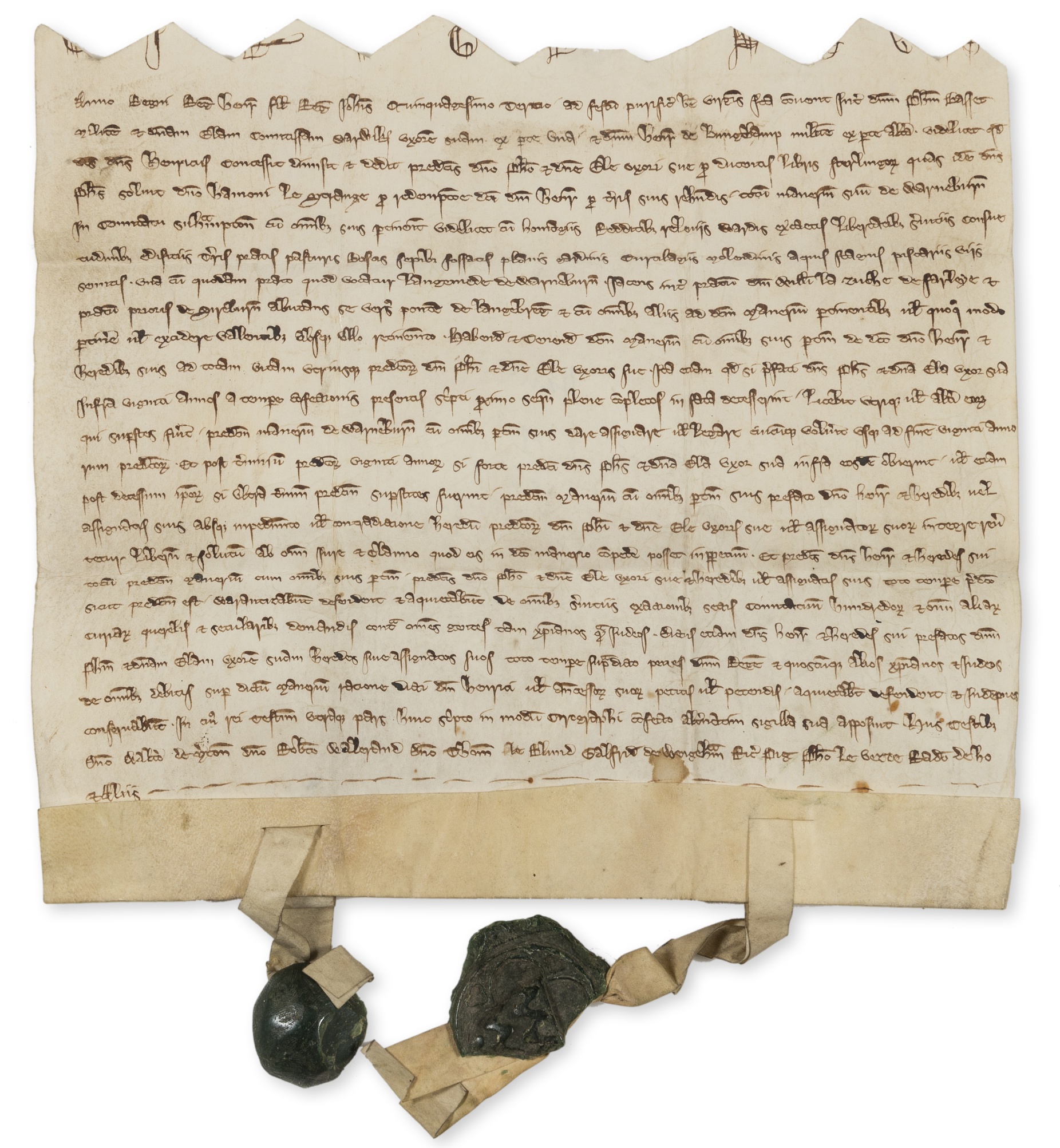 Royal justiciar to Henry III.- Basset (Philip) Charter, agreement between Sir Philip Basset and …