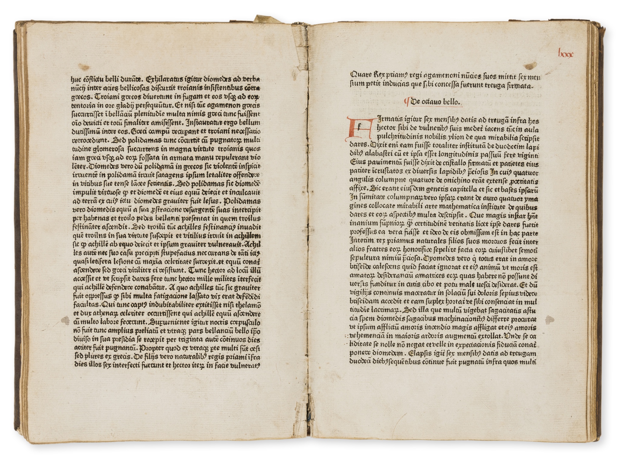 Columnis (Guido de) Historia destructionis Troiae, first edition, one of only four known books … - Image 7 of 8