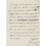 Henrietta Maria (Queen) Autograph Letter to Henry Rich, Lord Holland, 1630's.