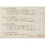 Scottish Underwriters, Lloyd's of London and the Slave Trade.- Account Book, manuscript, ruled in …