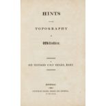 Hoare (Sir Richard Colt) Hints on the Topography of Wiltshire, Salisbury, 1818 & 4 others by Colt …