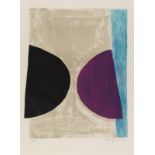 Terry Frost (1915-2003) Black, Purple and Blue (Kemp 46)