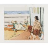 Henri Matisse (1869-1954) (after) by Jacques Villon (1875-1963) Odalisque sur la terrasse (G & P …