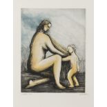 Henry Moore (1896-1986) Mother and Child XXVIII (Cramer 698)