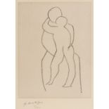 Henri Matisse (1869-1954) H. Vierge à l'enfant debout (Duthuit 650)