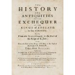 Economics.- [Madox (Thomas)] The History and Antiquities of the Exchequer of the Kings of England, …