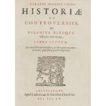 Elzevier.- Vossius (Gerardus Joannes) Historiæ De Controversiis Quae Pelagius Eiusque reliquiae …