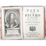 Catiforo Antonio. Vita di Pietro il Grande imperador della Russia... Edizione seconda, riveduta ed …