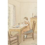 Wheelhouse (Mary V.) Two original colour illustrations to the 'Life of Florence Nightingale', and …