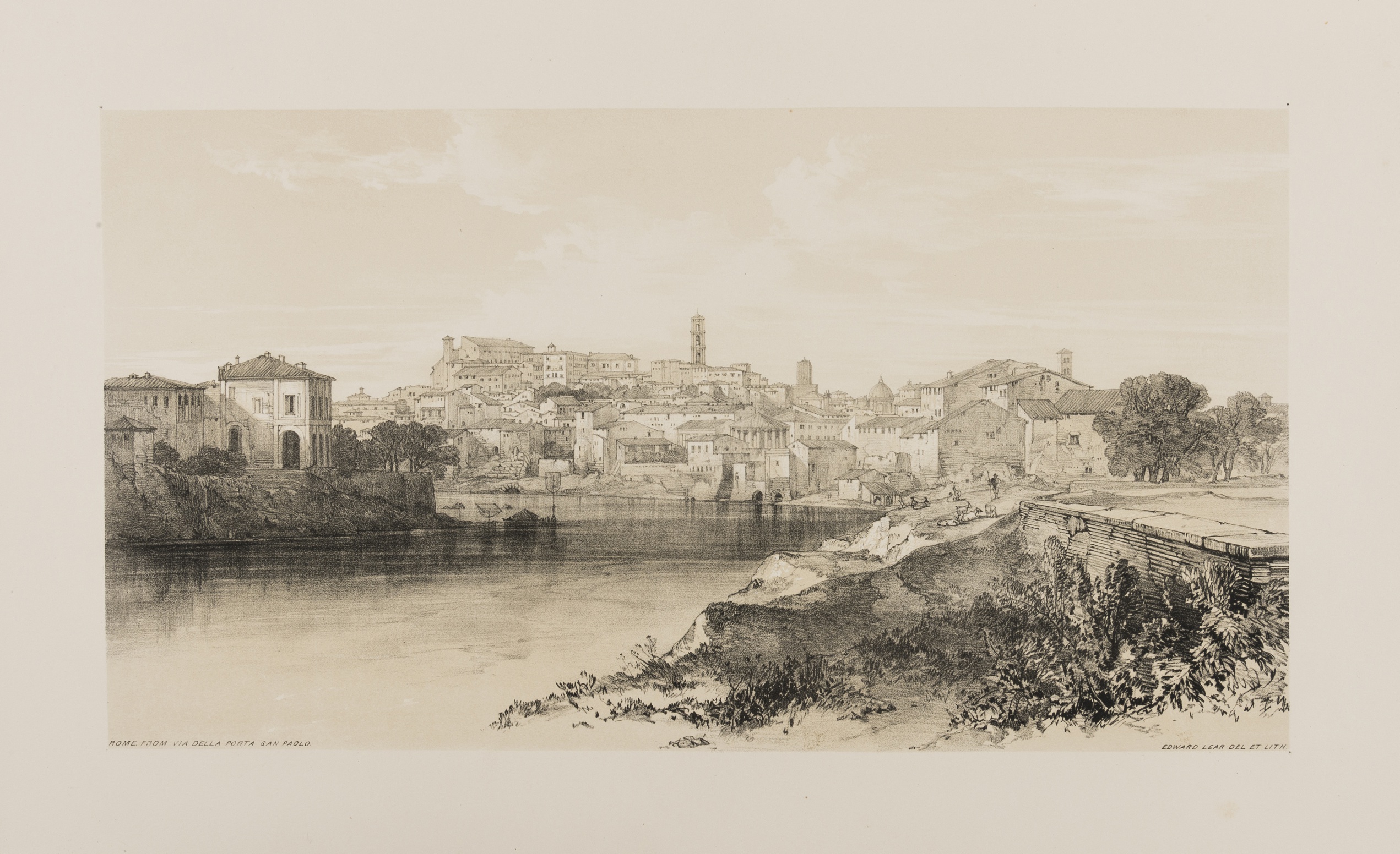 Italy.- Lear (Edward) Views in Rome and its Environs, 1841.