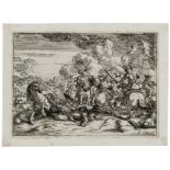 Giacomo Cortese, called 'Il Bourguignon' (1621-1675) Scène Militaires, a group of seven, [circa …