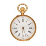 Vacheron Constantin, a Swiss 18 carat gold keyless wind open face pocket watch