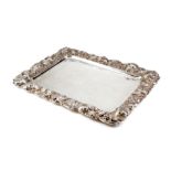 An Italian silver coloured tray by Fabbrica Argenteria Fiorentina di Bartolini Batolozzi