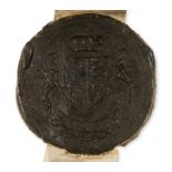 Elizabeth I.- Chancery grant, manuscript in Latin, 1599; and William IV Great Seal (2).