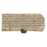 Yorkshire, Hetton.- Charter, [c. 1200].