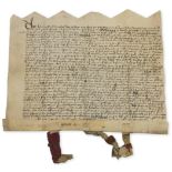 Yorkshire.- Indenture agreement, manuscript in English, 1558; and 14 others (15).