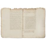 Gospel Harmony.- Gospel Harmony concerning the Passion of Christ, manuscript on paper, in Latin, …