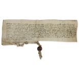 Northland & Rysworth.- Release, manuscript in Latin, 1408; and another, defective 13th century …