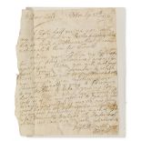 18th century poet.- Somervile (William) Autograph Letter signed to My Dear Lord, 1731.