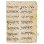 Two leaves from an early Isaiah manuscript, decorated manuscript on parchment, in Latin, Germany, …