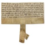 Bedfordshire, Old Warden.- Charter, grant by Thomas Malteint to St. Mary's of Warden [Warden …